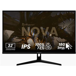 31.5" (80,01cm) Arozzi Nova 32T2K180 schwarz 2560x1440