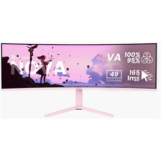 49" (124,46cm) Arozzi Nova 49TUW165 pink 5120x1440 1x USB-C mit