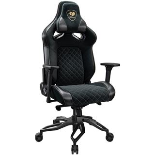 Cougar Gaming-Stuhl Titan Pro V2 Gold F, Schwarz (Speditionsversand)