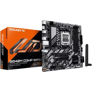Gigabyte B840M D3HP WIFI6E AMD B840 So.AM5 DDR5 &micro;ATX Retail