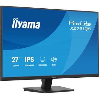 27" (68,58cm) iiyama ProLite X2791QS-B1 schwarz 2560x1440 1x
