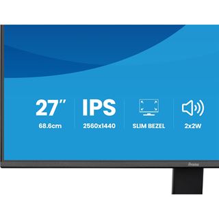27" (68,58cm) iiyama ProLite X2791QS-B1 schwarz 2560x1440 1x