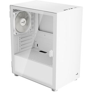 AeroCool CS-111-G-WT-v1 (wei&szlig;, Tempered Glass)