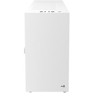 AeroCool CS-111-G-WT-v1 (wei&szlig;, Tempered Glass)