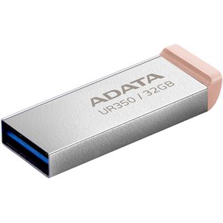32GB ADATA UR350 (nickel/braun, USB-A 3.2 Gen 1 (5 Gbit/s))