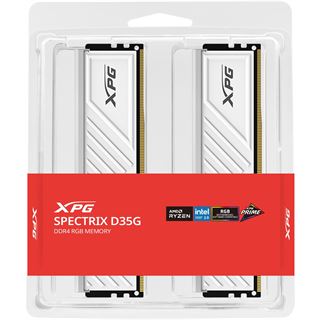 64GB (2x 32GB) ADATA XPG Spectrix D35G RGB wei&szlig; DDR4-3200