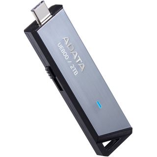2TB ADATA UE800 (aluminium (geb&uuml;rstet), USB-C 3.2 (10 Gbit/s))