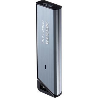 2TB ADATA UE800 (aluminium (geb&uuml;rstet), USB-C 3.2 (10 Gbit/s))