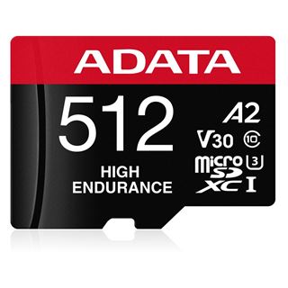 512GB ADATA High Endurance microSDXC (UHS-I U3, Class 10, V30, A2)