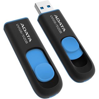 512GB ADATA UV128 (schwarz/blau, USB-A 3.2 Gen 1)