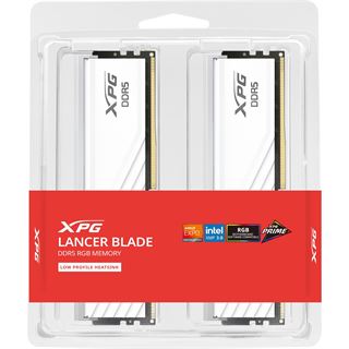 32GB ADATA XPG LANCER BLADE RGB White DDR5-6000 DIMM CL36 Dual Kit