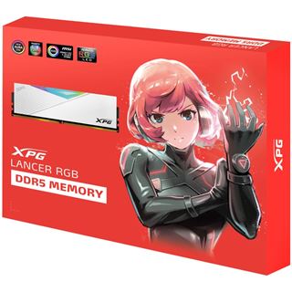 64GB ADATA XPG LANCER RGB White Edition DDR5-6400 DIMM CL32 Dual Kit