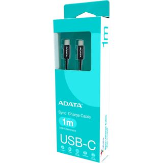 (&euro;6,90*/1m) 1.00m ADATA USB-C Anschlusskabel PD Stecker auf