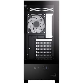 Aerocool P500D-G-BK-v1 (schwarz, Tempered Glass x 2)