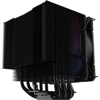 EKL Alpenf&ouml;hn Brocken 4 schwarz ARGB Tower K&uuml;hler