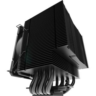 EKL Alpenf&ouml;hn Brocken 4 schwarz ARGB Tower K&uuml;hler
