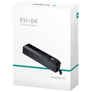 Deepcool Fan Hub FH-04 (schwarz, 4-port)