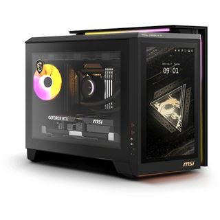 MSI MEG Vision X AI 2NVV7-009AT (schwarz/transparent, Windows 11 Home)