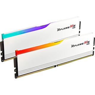 32GB G.Skill Ripjaws M5 RGB wei&szlig; DDR5-6800 DIMM CL34 Dual Kit