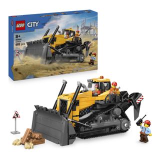 LEGO City 60466 Gelber Bulldozer mit Frontlader