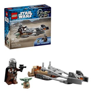 LEGO Star Wars 75436 Der Mandalorianer und Grogu auf ihrem Speeder