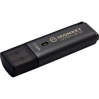 128GB Kingston IronKey Locker+ 50 (anthrazit, USB-A 3.2 Gen 1)