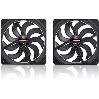 140x140x25mm Noctua NF-A14x25 G2 PWM Sx2-PP chromax.black (schwarz,