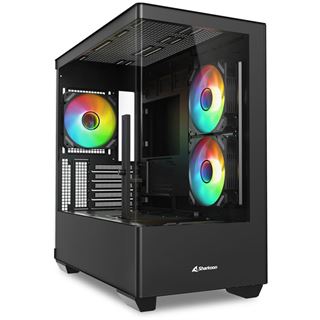 Sharkoon ELITE SHARK CM100 (schwarz, Tempered Glass x 2)
