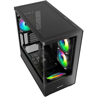 Sharkoon ELITE SHARK CM100 (schwarz, Tempered Glass x 2)