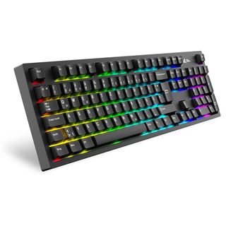 Sharkoon OfficePal KB70W Silent (schwarz, DE-Layout)