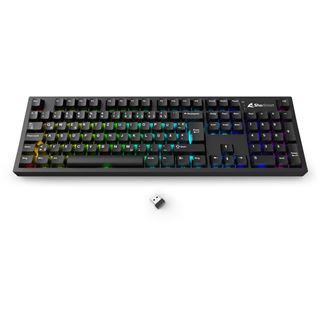 Sharkoon OfficePal KB70W Silent (schwarz, DE-Layout)