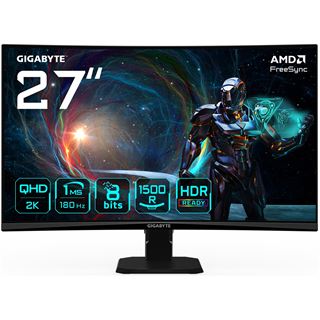27" (68,58cm) Gigabyte Gaming GS27QCA schwarz 2560x1440
