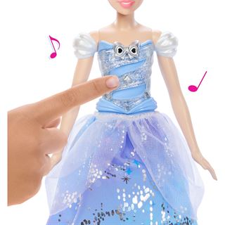 Mattel Disney Prinzessin Cinderella-Modepuppe im bezaubernden