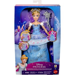 Mattel Disney Prinzessin Cinderella-Modepuppe im bezaubernden