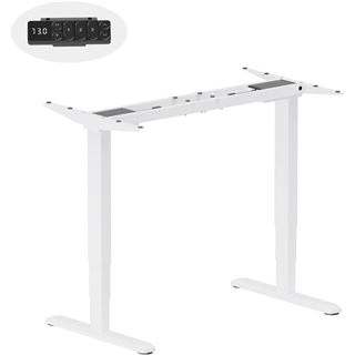 Equip Schreibtischgestell Dual Motor elek. 125Kg ws