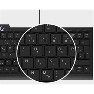 Keysonic Mini-TAS mit Nummernblock, BK, KSK-5010ELC (UK)