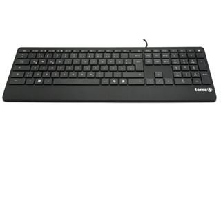 Terra Keyboard 4000 Corded [DE] USB black Copilot QWERTZ, 105 Tasten,