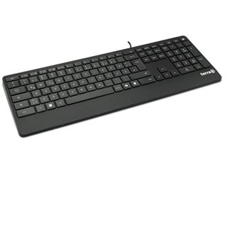 Terra Keyboard 4000 Corded [DE] USB black Copilot QWERTZ, 105 Tasten,