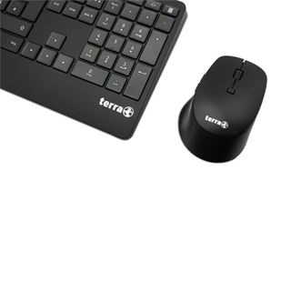 Terra Desktop 4000 Wireless AES [DE] USB black Copilot Tastatur+Maus,