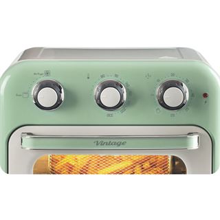 Ariete Hei&szlig;luftfritteuse und Mini-Ofen 3in1 Vintage Green