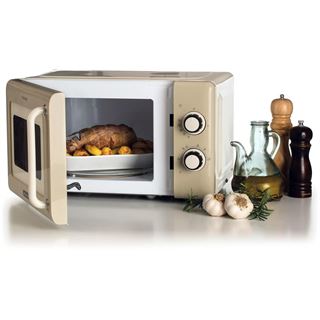 Ariete Vintage Mikrowelle (creme/creme, 20 Liter)