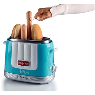 Ariete Hot Dog Maker Party Time (hellblau/silber, 650 Watt, 50's