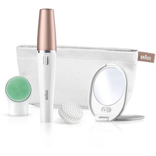 Braun FaceSpa 851V Gesichtsepilierer/-b&uuml;rste (wei&szlig;/bronze)