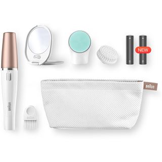 Braun FaceSpa 851V Gesichtsepilierer/-b&uuml;rste (wei&szlig;/bronze)