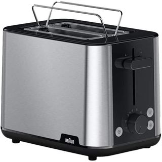 Braun Toaster PurShine HT 1510 BK (edelstahl/schwarz, 900 Watt,