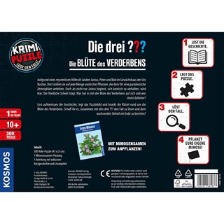 Kosmos Krimipuzzle Die drei ??? - Die Bl&uuml;te des Verderbens (150