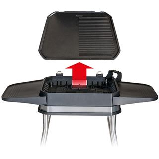 Unold BBQ Stand- Tischgrill Jimmy (schwarz, 2.800 Watt)