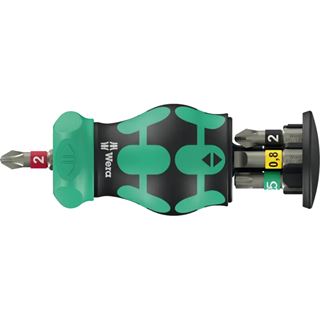 Wera Kraftform Kompakt Stubby Magazin RA 2 (schwarz/gr&uuml;n,