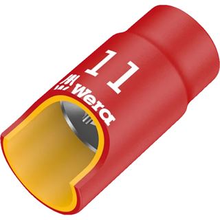 Wera VDE Zyklop-Steckschl&uuml;ssel-Einsatz, 11mm, 3/8"