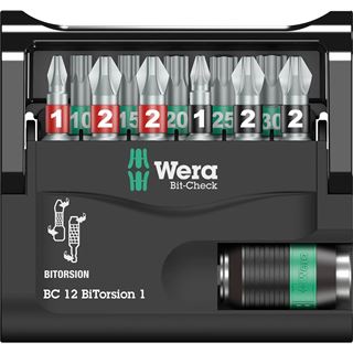 Wiha Bit-Satz Bit-Check 12 BiTorsion 1 (inkl. Kunststoffhalter,